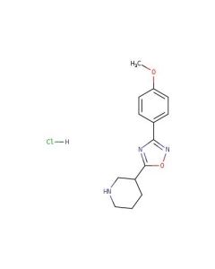 Astatech 3-(4-METHOXYPHENYL)-5-(PIPERIDIN-3-YL)-1,2,4-OXADIAZOLE HYDROCHLORIDE; 0.1G; Purity 95%; MDL-MFCD32069573